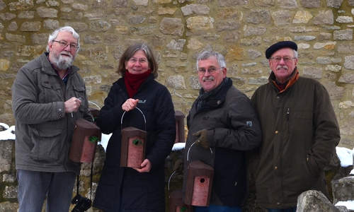 Von links: Karl-Friedrich Weber, Cornelia Schilling, Rolf Reichelt und Klaus-Dieter Bartels. Foto: Privat