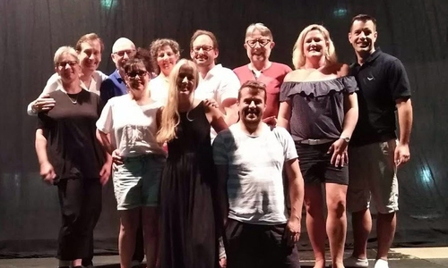 Mit viel Einsatz dabei: 
die Laienschauspieler der Schunterbühne Lehre haben sich fortgebildet. Foto: Schunterbühne