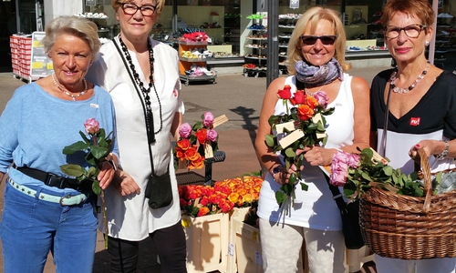 Marita Braun, Marina Kozinowski, Silvia Krause, Petra Bolien, es fehlt Brita Schulz

