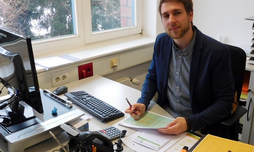 Julian Sprenger hat noch Spaß an seinem Job. Foto: Gemeinde Lehre