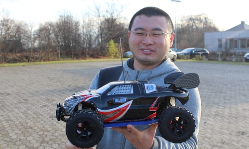  Das Gewinnerauto des Rundparcours.
