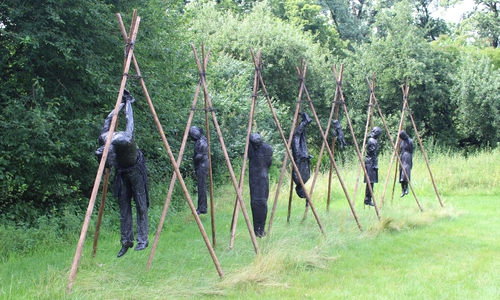 Denis Stuart Rose „In sieben Tagen schuf Gott die Welt" 1983. Fotos: Jan Weber