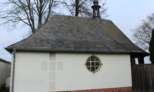 Die Friedhofskapelle in Lesse ist nicht mehr sicher. Fotos: Frederick Becker 