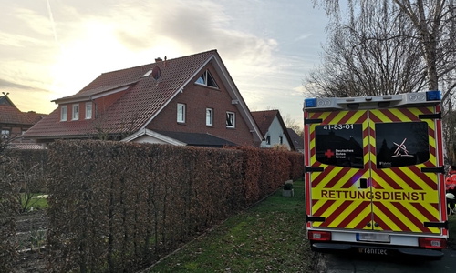 In dem Wohnhaus hat sich etwas auf einer Werkbank entzündet. Foto: aktuell24/KR