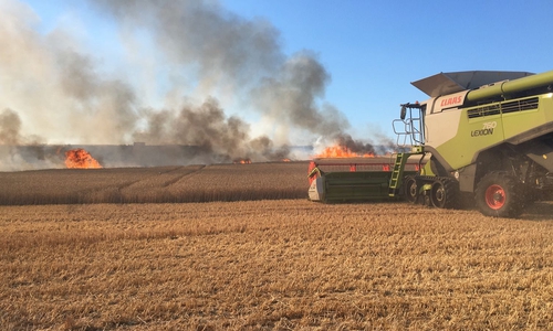 Bei Sickte kam es zu einem Flächenbrand. Foto: aktuell24 (bm)