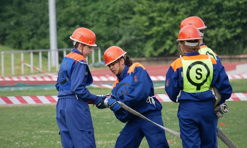 Jeder Handgriff muss sitzen, dann schafft es das Team wenig Fehlerpunkte zu bekommen und eine hohe Wertung zu erlangen. Fotos/Video: Alexander Panknin