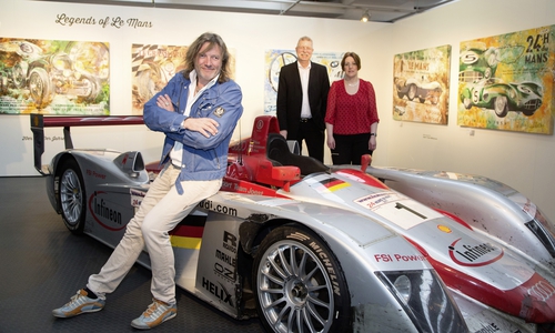Bernd Luz präsentierte seine Ausstellung im AutoMuseum. Foto. Volkswagen