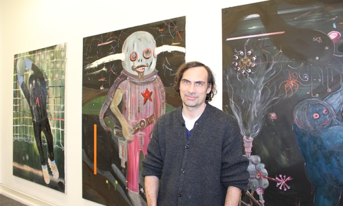Philip Grözinger stellt im Wolfenbütteler Kunstverein seine Werke aus. Fotos: Jan Borner