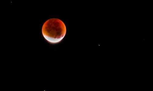 Blutmond über Wolfenbüttel. Foto: Beate Zgonc