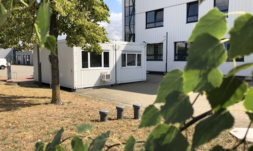 Diese Container sind die übergangsweise Heimat der Kundenservicemitarbeiter.

Foto: Stadtwerke Wolfenbüttel