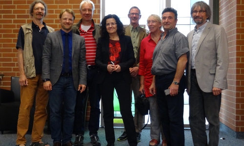 Die Grünen aus Cremlingen diskutierten über den Straßenbahnbau in Cremlingen. Foto: Grüne