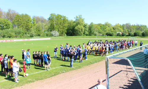 Menschen aus den verschiedensten Ländern dieser Welt trafen am Okerstadion zusammen, um Tore zu schiessen und gemeinsam Spaß zu haben. Fotos: Jan Borner