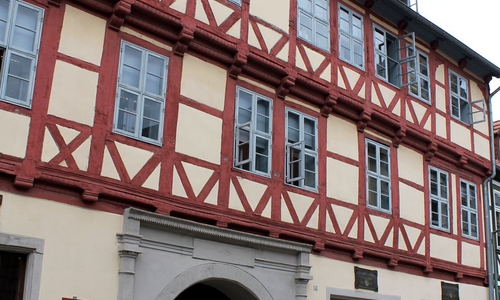 Das Professorenhaus  Bötticherstraße 51 wurde im 17. Jahrhundert von Johann Eichel von Rautenkron (1621-1688) errichtet. Foto: Stadt Helmstedt