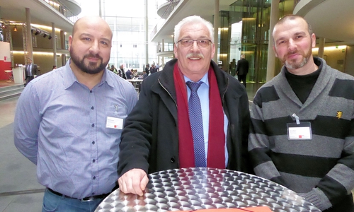 Müfit Pürtelas, Wilhelm Priesmeier und Murat Aydin. Foto: Büro Priesmeier