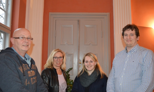 Reiner Liborius, Petra Eickmann-Riedel, Alina Curland, Christoph Isermeyer. Foto: Margit Richert