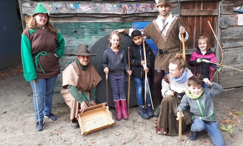 Abenteuerspielplatz wird zum Sherwood Forest. Foto: Stadt Wolfsburg