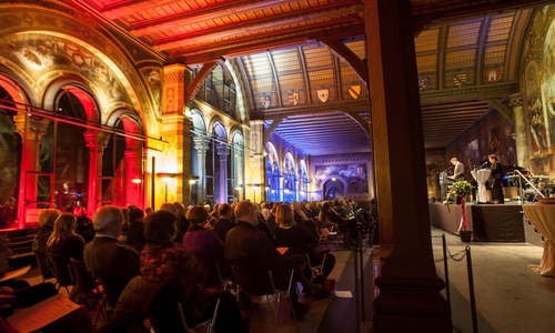 Oberbürgermeister Oliver Junk und Arcachons Bürgermeister Yves Foulon. Foto/Video: Alec Pein