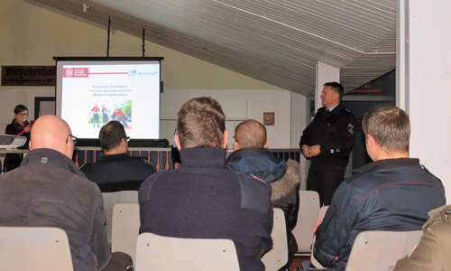 Vorstellung Studie der TU Braunschweig im Foyer der Börnekenhalle. Foto: Gemeinde Lehre
