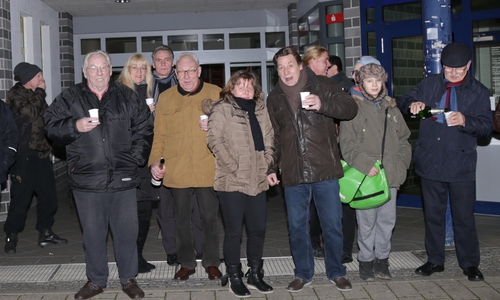 So geht es zu beim Sickter Neujahrstreff. Ein Bild aus früherer Zeit. Foto: DLS