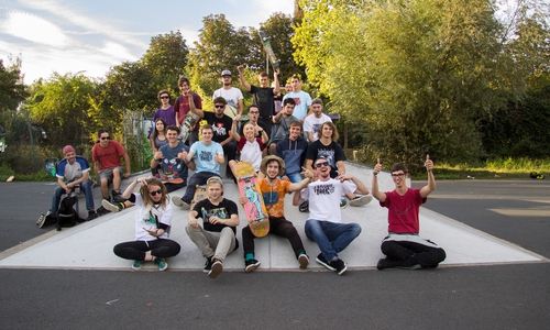 Die Mitglieder des Trashpark freuen sich auf die Eröffnung der Miniramp.  Foto: Stadt Wolfenbüttel