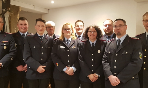 Andreas Bode, Rene Schmidt, Max Bülte, Heino Bormann, Kristina Heine, Tobias Mühlenkamp, Petra Ehrhoff, André Kohaupt, Mark Klages, Markus Rischbieter (v. li.). Fotos: Feuerwehr Sickte