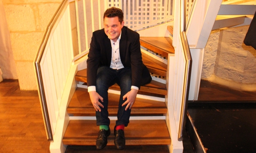 Philipp Raulfs (SPD) setzte auf Glücksbringersocken. Fotos / Videos: Sandra Zecchino