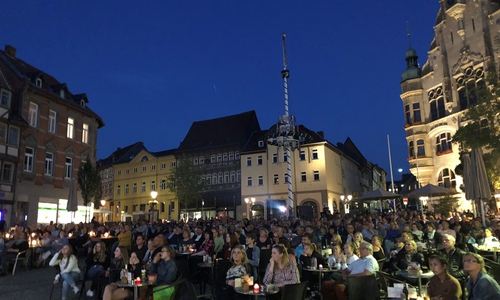 Impressionen vom dritten Open-Air Kino 2017. Die Veranstalter hoffen auf ähnlich gutes Wetter. Foto: Andreas Warmbein