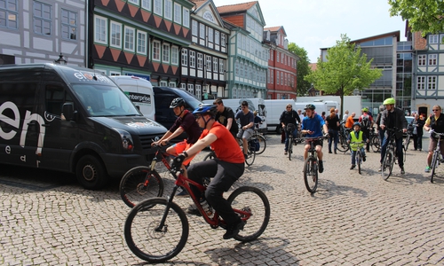 Die Radtour startet am ZUM (zunächst allerdings nur bis zum Bahnhof). Foto: Archiv/Alexander Dontscheff
