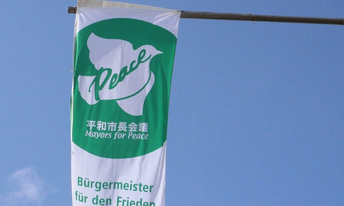 Flagge zeigen am Wolfenbütteler Rathaus. Foto: Stadt Wolfenbüttel