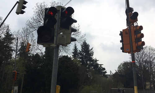 Seit dem 7. April wurde am Grünen Platz gebaut. Foto: Nick Wenkel