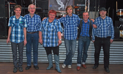 Die Boppin´Blue Cats heizen ein im Café Muck. Foto: Lebenshilfe