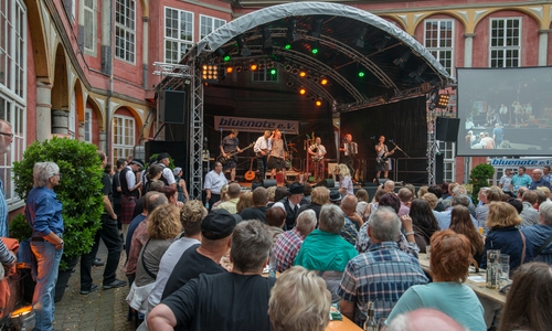 Das Sommerfest kehrt in diesem Jahr zurück in den Schlossinnenhof. Foto von 2016: bluenote e.V.