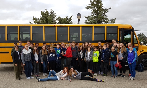 Die Schüler der 10.Klasse der Großen Schule besuchten Amerika. Foto: Privat