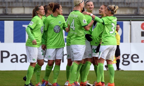 In der zweiten Runde zu Gast bei Union Berlin: Titelverteidiger VfL Wolfsburg. Foto: Moritz Eden/Archiv