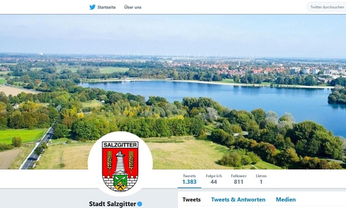 Die Abonnenten des Kanals erhalten die News in kompakten 280 Zeichen. Darstellung: Stadt Salzgitter