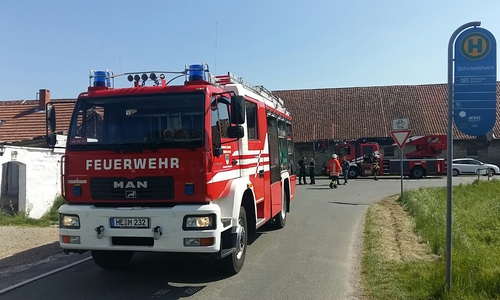 Zwei Personen wurden durch die Rauchentwicklung verletzt. Foto: Andreas Meißner, Kreispressesprecher Nord