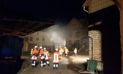 Die Feuerwehr übte in Gilzum. Foto: privat