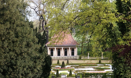 Barockgarten im Frühling, Schloss Wolfsburg. Foto: Stadt Wolfsburg