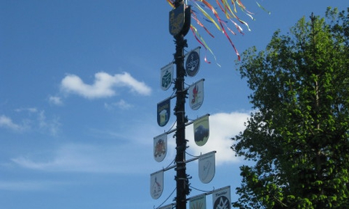  Der Watenbütteler Maibaum.