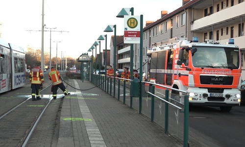 Der Unfall passierte an der Haltestelle Ottenroder Straße.