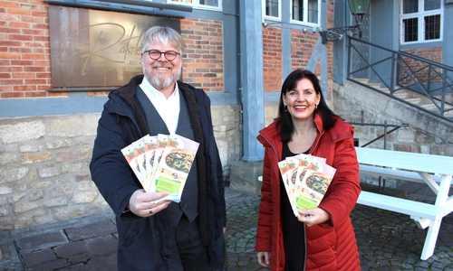 Die Organisatoren Björn Reckewell und Dagmar Steffenhagen.