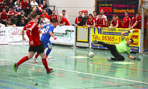 Spielszene aus dem Vorjahresspiel Lauingen Bornum 1 gegen FC Vatan Königslutter 1.