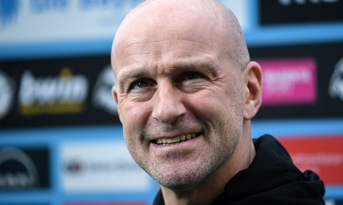 Das, was Cheftrainer Marco Antwerpen sah, konnte ihm nicht gefallen. 