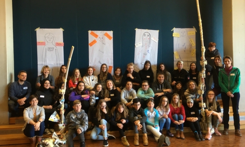 Die frischgebackenen TeenScouts mit ihren Ausbildern