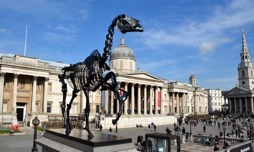 Installation view: Fourth Plinth, Trafalgar Square, London, 2015.