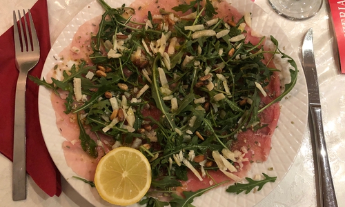 Carpaccio wie in Italien.