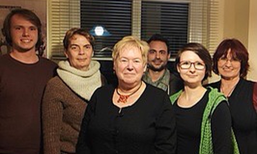 Von links: Danny Prieske, Beisitzer, Doris Maurer-Lambertz, Beisitzerin, Monika Berkhan, Kassiererin, Beisitzer Lars Kobbe, Claudia Wilke, Sprecherin, Stefanie Weigand, Sprecherin.