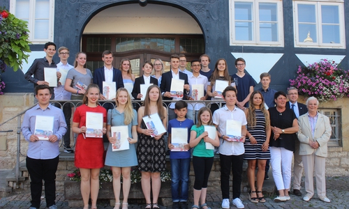 Im Jahr 2017 gab es noch ein paar mehr Schüler die für ihr Engagement vom Rat der Stadt Wolfenbüttel geehrt werden konnten. Archivfoto: Anke Donner