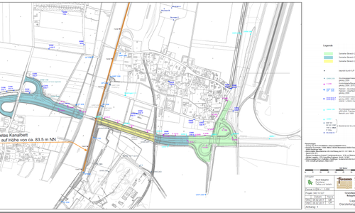 An 37 Messstellen wird die Belastung größtenteils vierteljährlich gemessen. Karte: Stadt Salzgitter