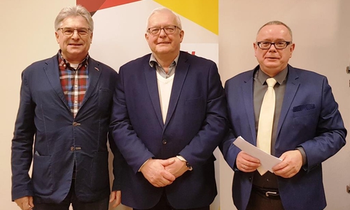 Der CDA-Kreisverband mit (v. l.) Herbert Theissen, Klaus Hantelmann und Andreas Meißler setzt sich für die beruflichen Schulen ein.